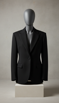 Obsidian Black Structured Blazer